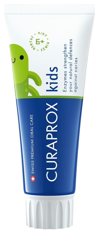 Зубная паста Curaprox Kids 1450 Мята 60мл