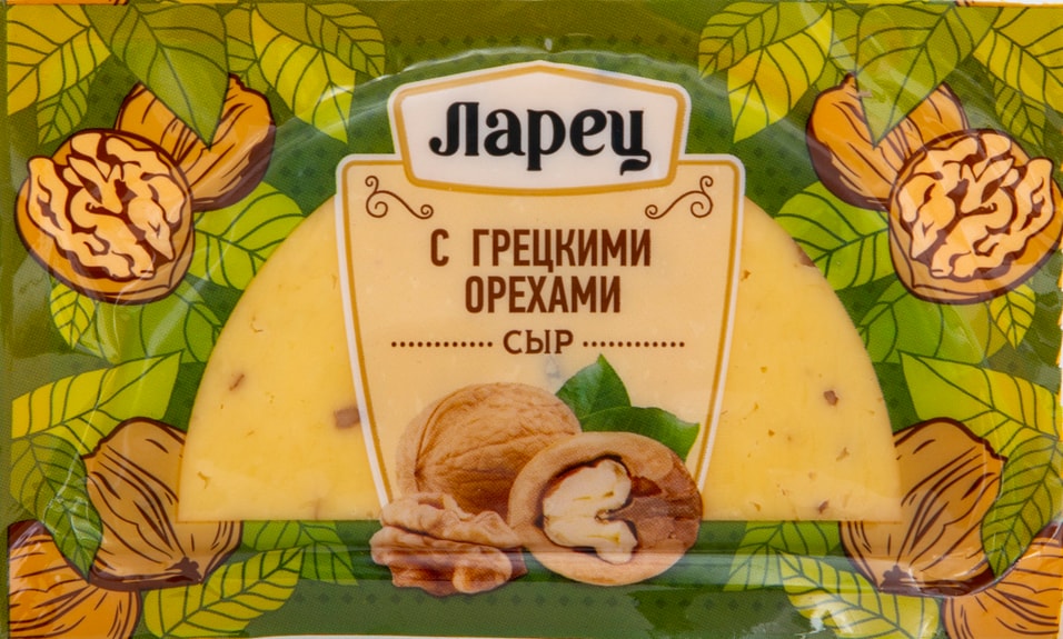 Сыр Ларец с грецкими орехами 245г от Vprok.ru