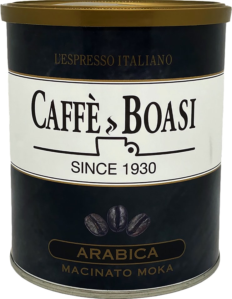 Кофе молотый Caffe Boasi Latina Moka 100% Arabica 250г от Vprok.ru