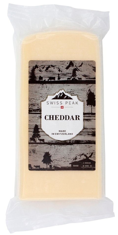 Сыр Swiss Peak Чеддер 50% 200г
