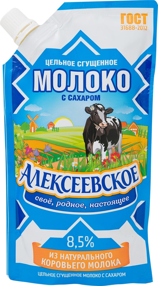 Молоко сгущенное Алексеевское 8.5% 270г от Vprok.ru