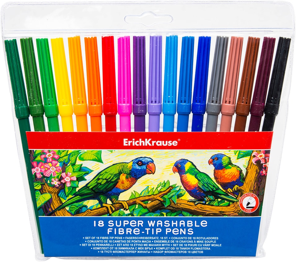 Erich krause artberry фломастеры. Erichkrause® washable. Фломастер 18 цв. Фломастеры erich krause 24 цвета. Фломастеры эрих краузе 12 цветов.