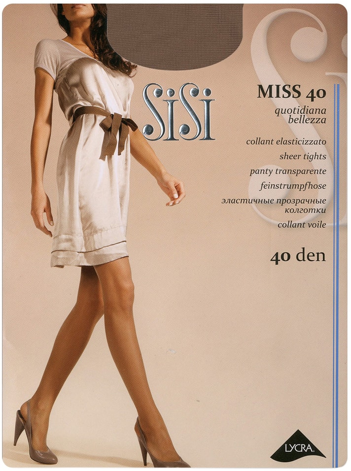 Колготки SiSi Miss 40 Daino Бежевые Размер 4
