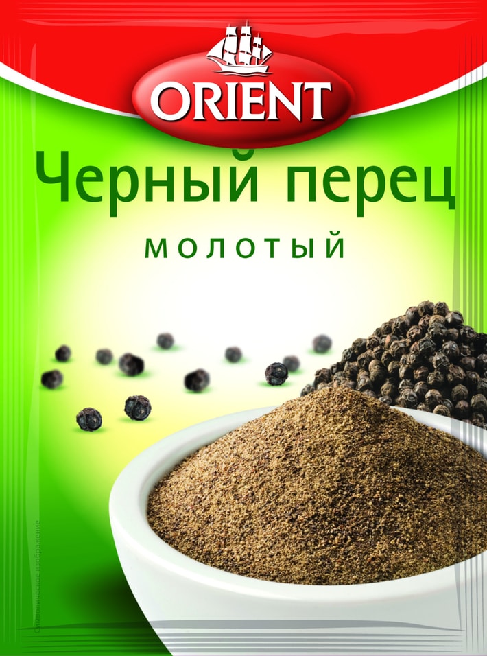 Перец Orient Черный молотый 10г