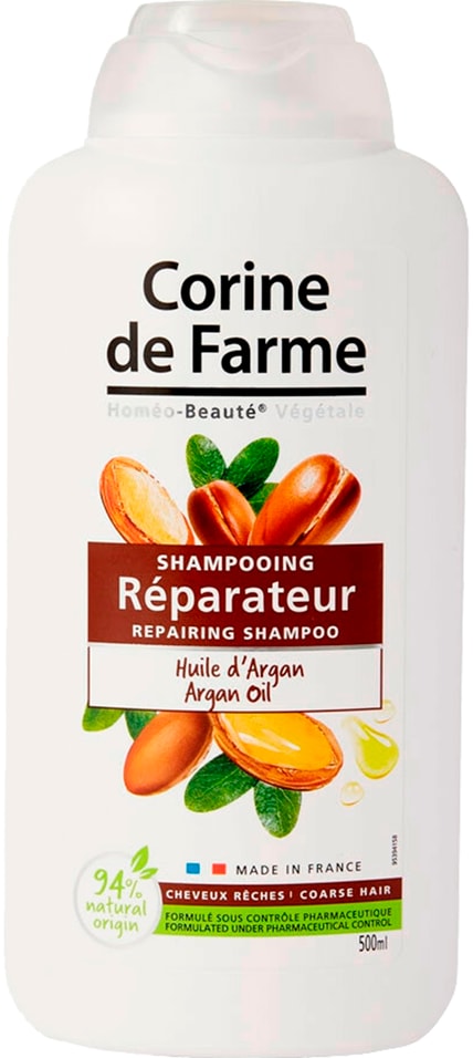 Шампунь для волос Corine de Farme с Аргановым Маслом 500мл