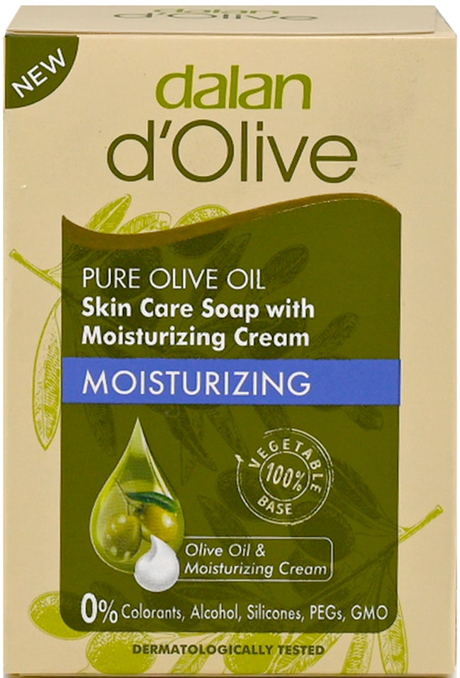 Крем-мыло натуральное Dalan D Olive Увлажняющее Оливковое масло 100г