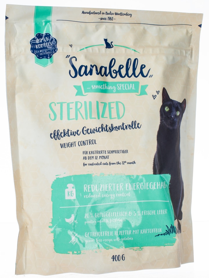 Сухой корм для кошек Sanabelle Sterilized 400г