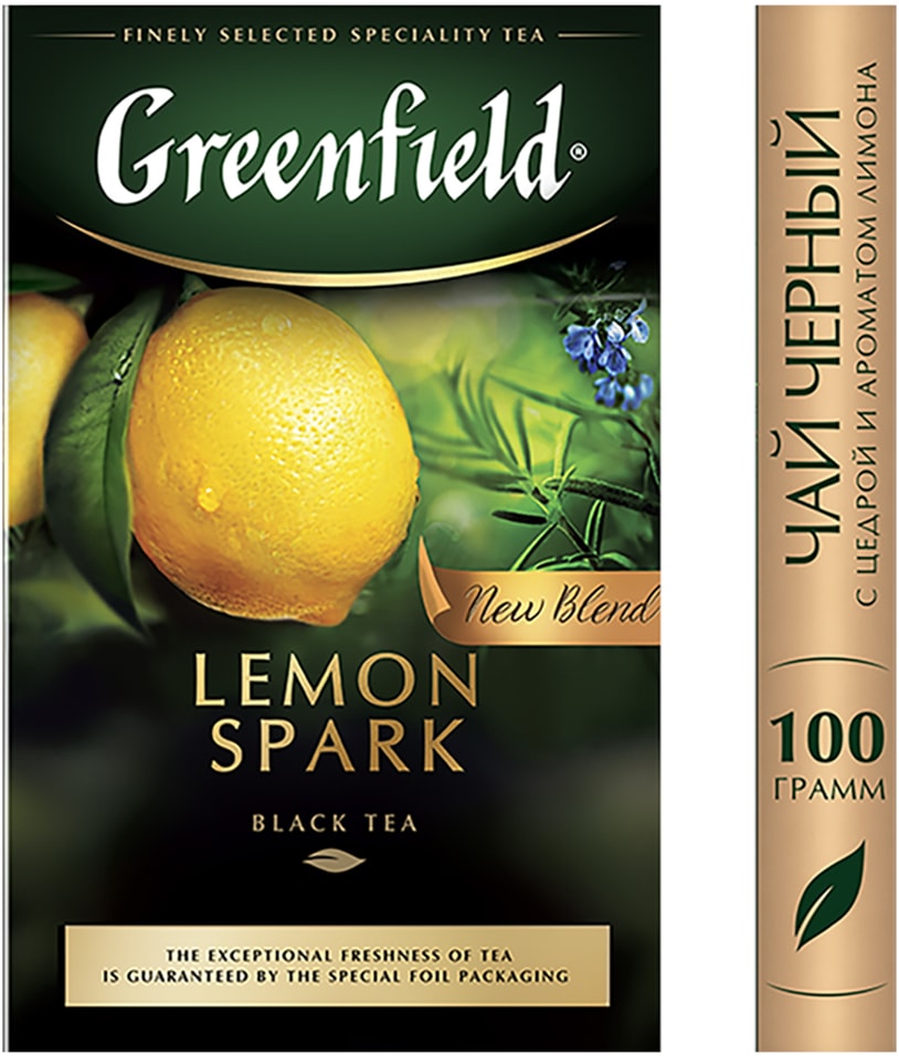 Чай черный Greenfield Lemon Spark 100г