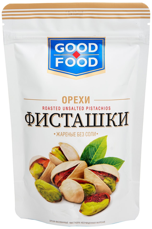 Фисташки Good-Food жареные 130г от Vprok.ru