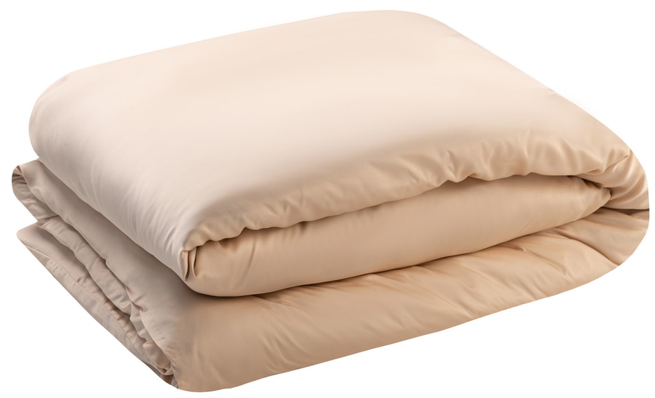Пододеяльник Amalco Home Тенсель на молнии бежевый 175200см 5399₽