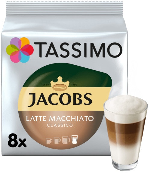 Кофе Jacobs Tassimo Latte Macchiato Classico Т-диски 264г от Vprok.ru
