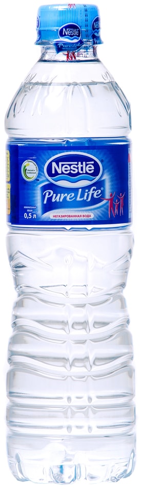 Вода Nestle Pure Life питьевая негазированная 500мл