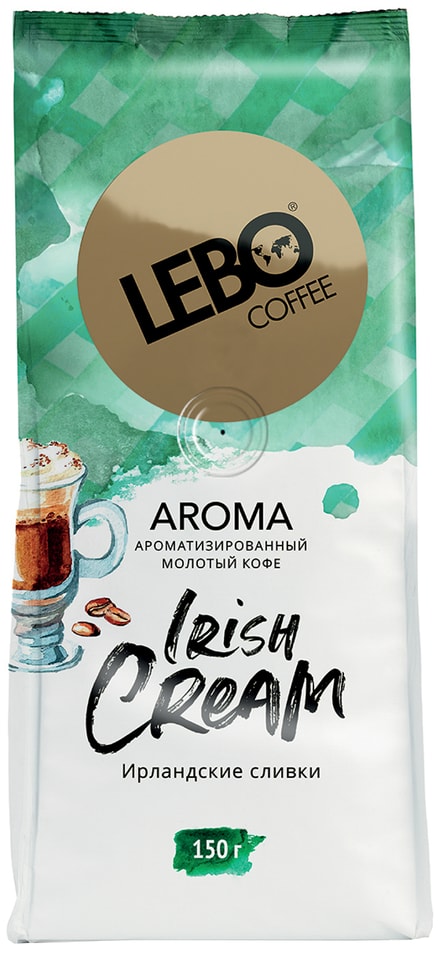Кофе молотый Lebo Irish Cream 150г