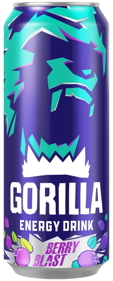 Напиток энергетический Gorilla Berry Blast 450мл