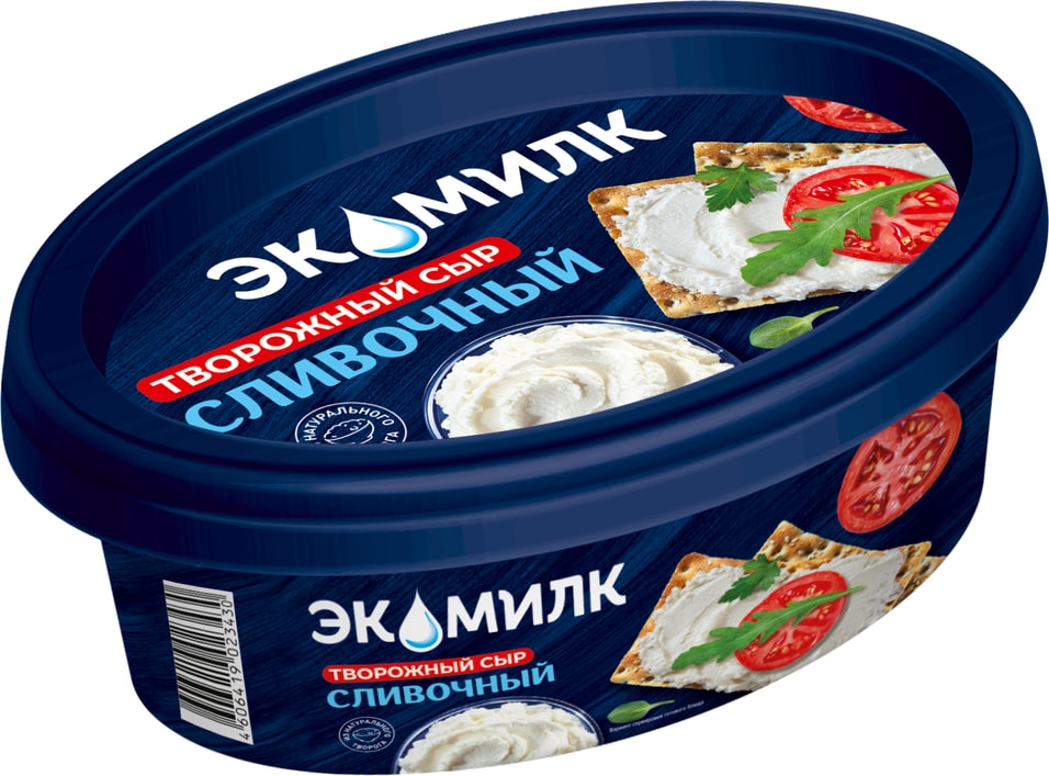 Сыр Экомилк творожный 60% 120г - Vprok.ru Перекрёсток
