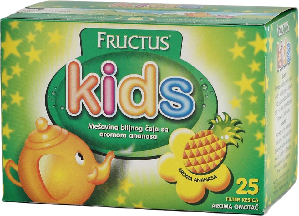 Чай травяной Fructus Kids ананас 25*1.5г