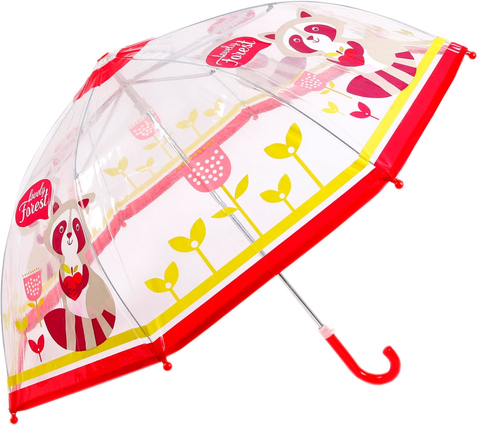 Зонт детский Mary Poppins Apple forest прозрачный от Vprok.ru