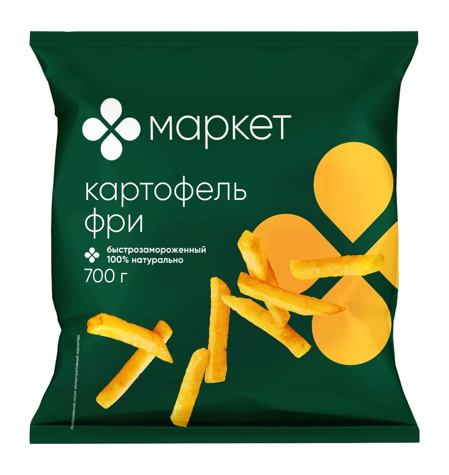 Картофель фри Маркет замороженный 700г. Закажите онлайн!