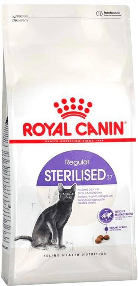 Сухой корм для кошек Royal Canin Sterilised 37 Птица 10кг