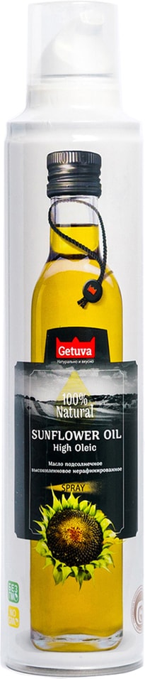 Масло подсолнечное Getuva нерафинированное 250мл