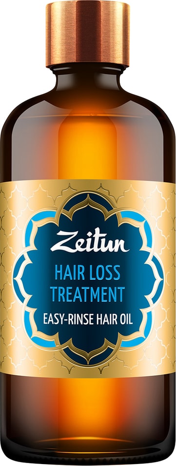 Масло для волос Zeitun Борьба с выпадением волос легкосмываемое с черным тмином и хельбой 100мл