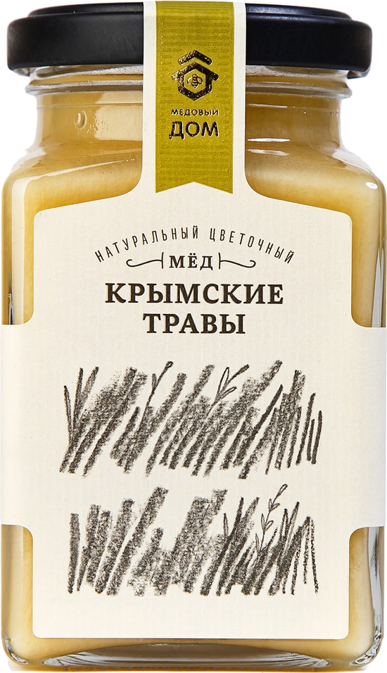 Мед Медовый Дом Крымские травы цветочный 320г