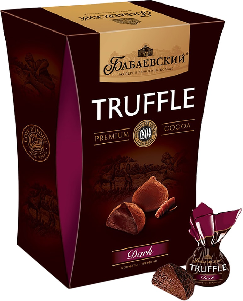 Набор конфет Бабаевский Dark Truffle 200г
