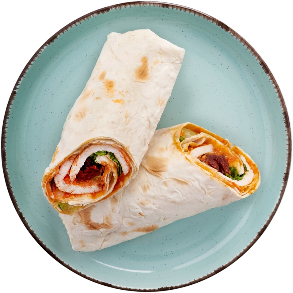 Сэндвич-ролл Британские пекарни с индейкой ромеско и вялеными томатами 180г