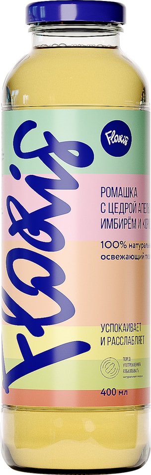 Напиток безалкогольный Floris Ромашка с цедрой апельсина имбирем корицей лемонграссом и валерианой 400мл