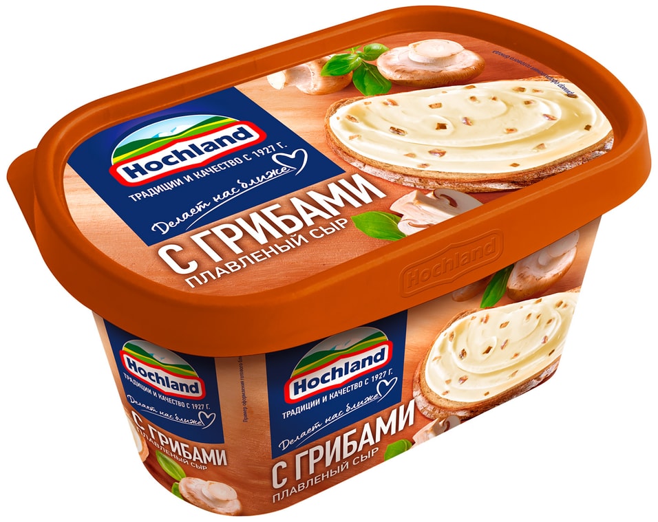 Сыр плавленый Hochland с грибами 55% 400г от Vprok.ru