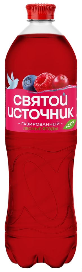Напиток Святой Источники Вода + Сок Лесные ягоды 1л