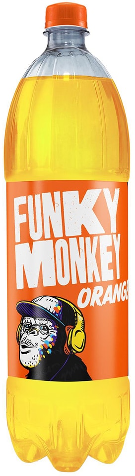 Напиток Funky Monkey Orange сильногазированный 1.5л