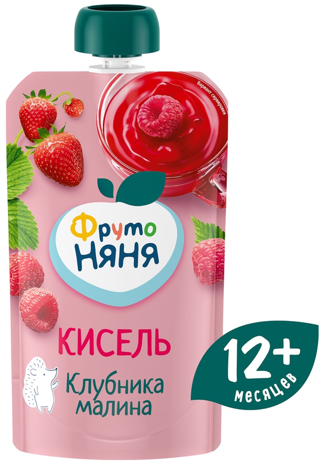 Кисель ФрутоНяня Клубника-Малина с 12 месяцев 130г 39₽