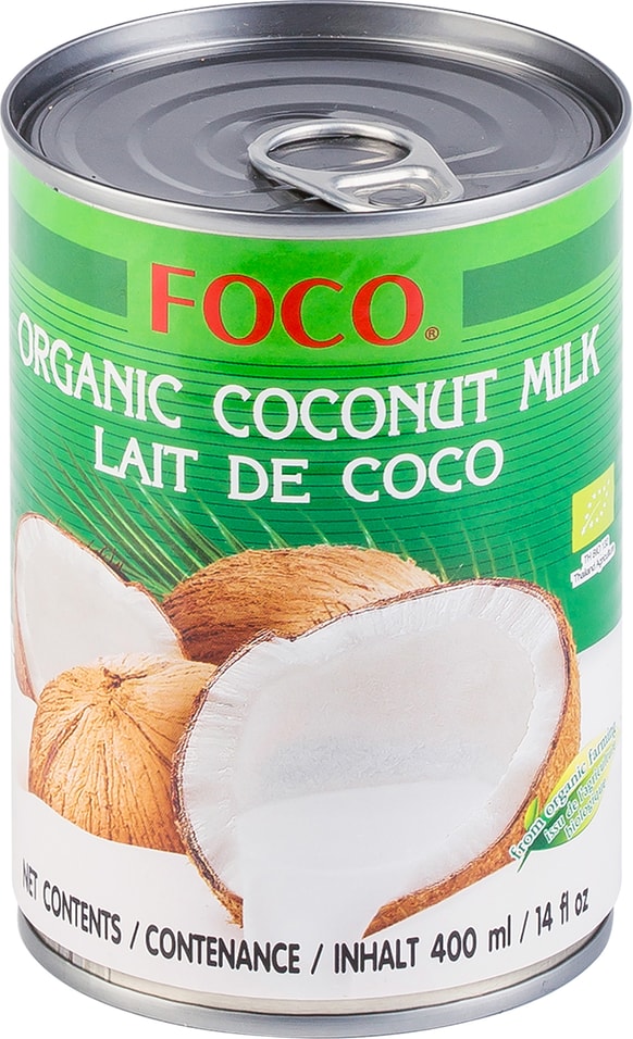 Напиток Foco Кокосовый органический 10-12% 400мл