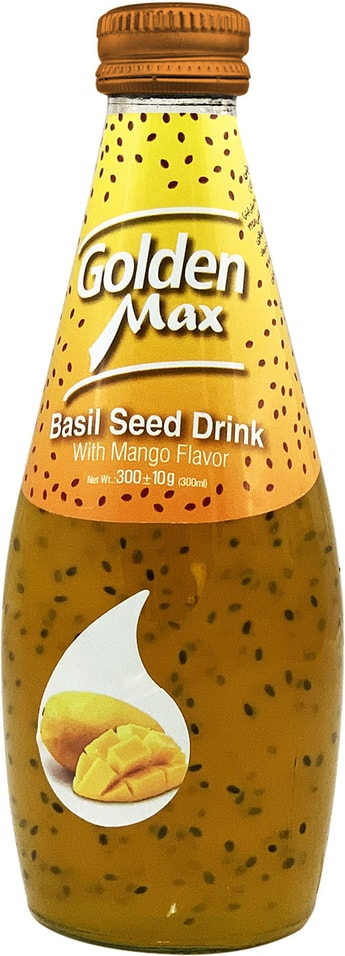 Напиток Golden Max со вкусом Манго и семенами базилика 300г