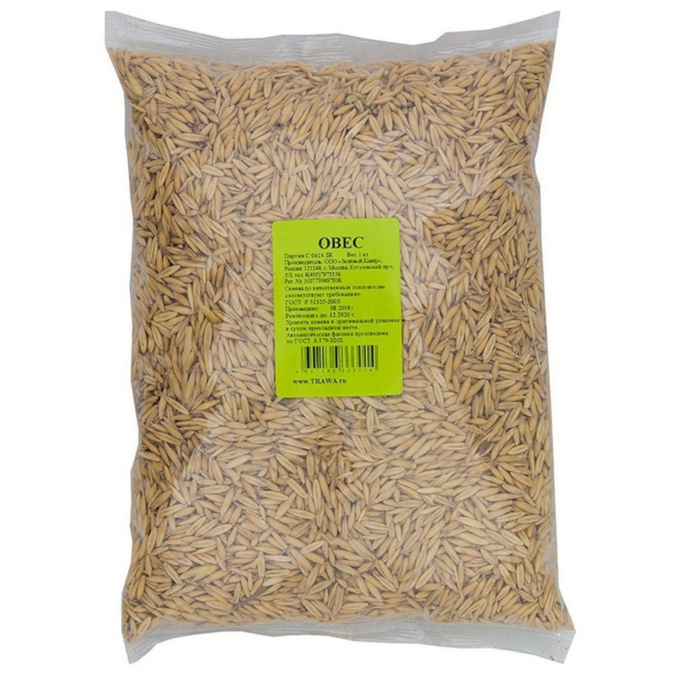 Семена сидерата Здоровый Сад Овес 1кг