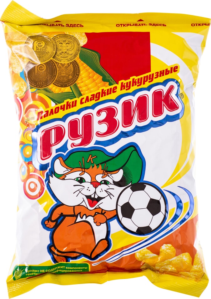 Палочки кукурузные Рузик 40г