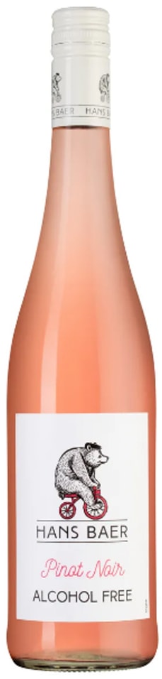 Вино Hans Baer Pinot Noir безалкогольное розовое 0.75л