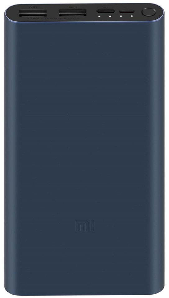 Аккумулятор внешний Xiaomi 10000mAh Mi 18W Fast Charge Power Bank 3 Black