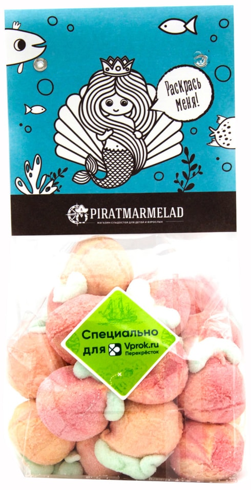 Маршмеллоу PiratMarmelad Персик в начинкой желе 200г
