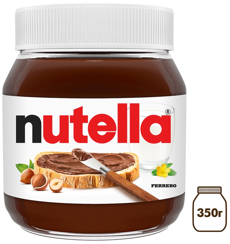Паста Nutella ореховая с добавлением какао 350г от Vprok.ru