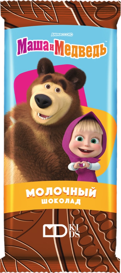 Шоколад Маша и Медведь молочный 85г в ассортименте