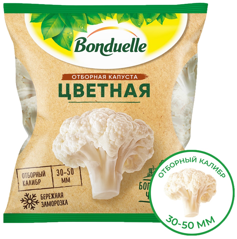 Капуста цветная Bonduelle быстрозамороженная 400г 199₽