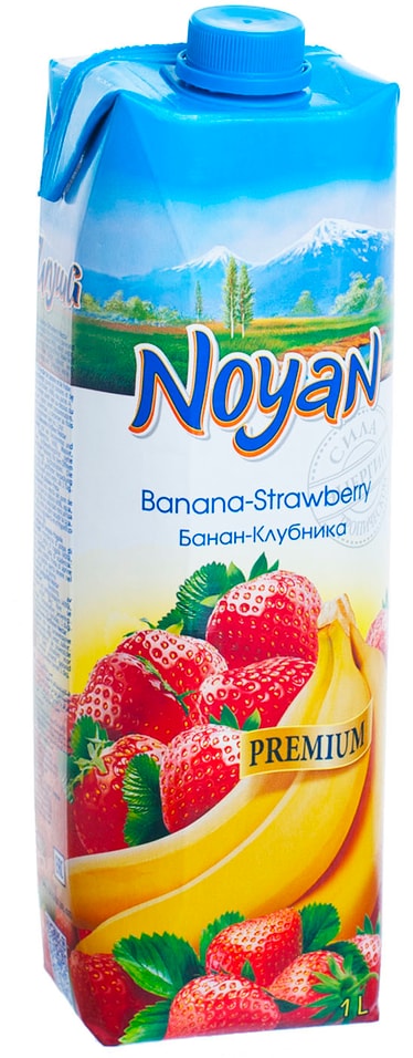 Нектар Noyan Банан-Клубника 1л