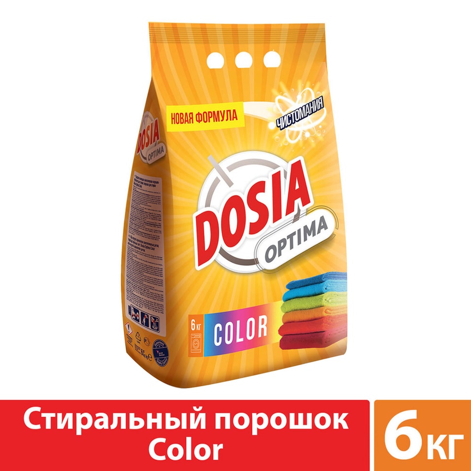 Стиральный порошок Dosia Optima Color 6кг от Vprok.ru