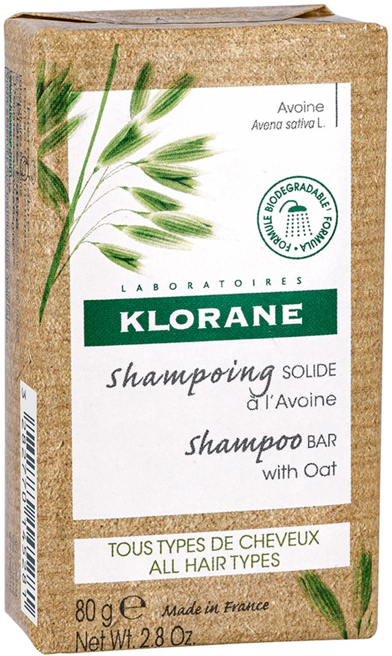 Шампунь для волос Klorane Брусковый с молочком овса 80г