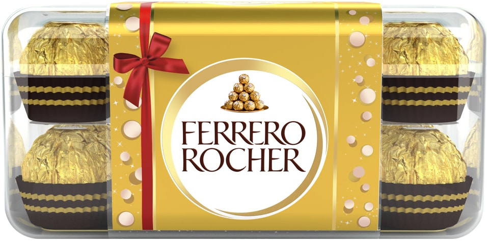 Конфеты Ferrero Rocher хрустящие из молочного шоколада 200г