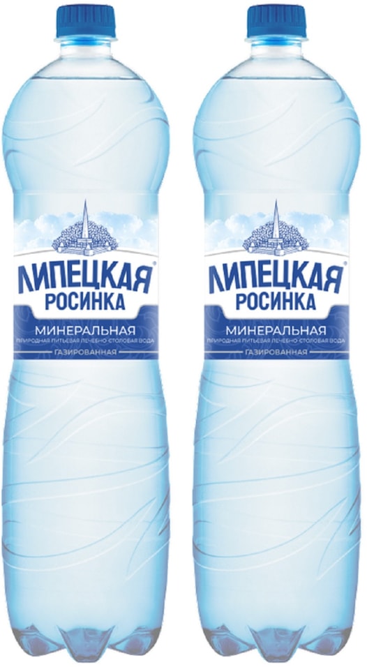 Вода Липецкая минеральная газированная 15лс доставкой 112₽