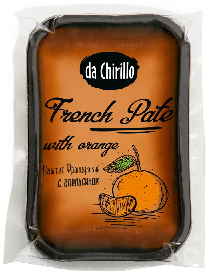Паштет Da Chirillo Французский с апельсином 200г