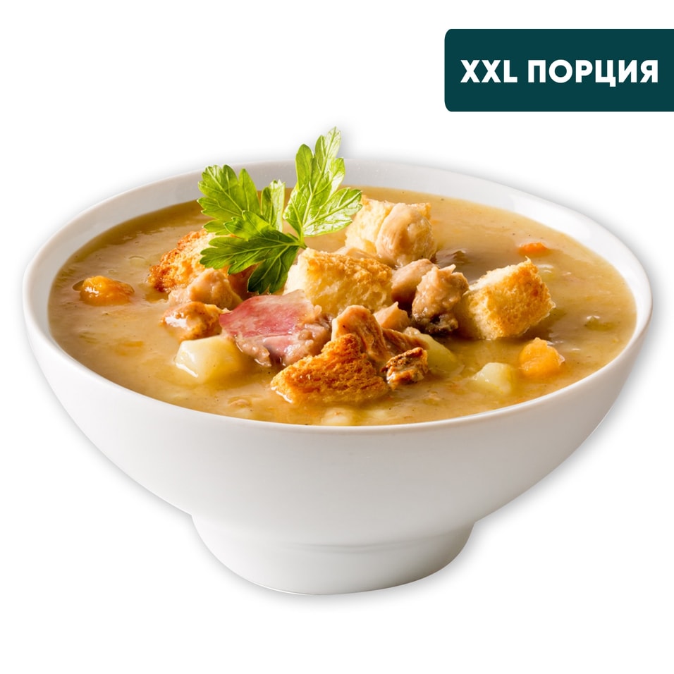 Суп Гороховый с копченостями замороженный 1кг